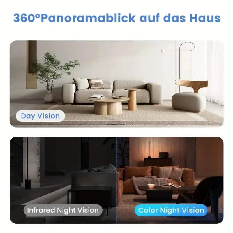 1080P Smart Indoor WiFi Camera | Two-Way Audio & Video Call + Night Vision