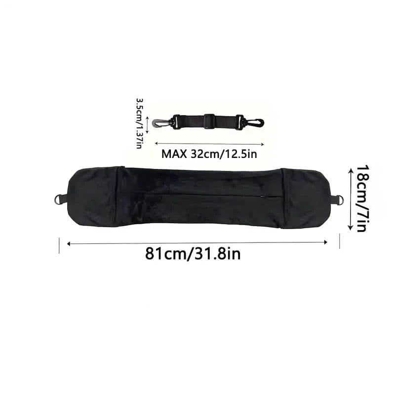 Travel Pillow & Organizer – Large, Polyester, Zipper, Machine Washable