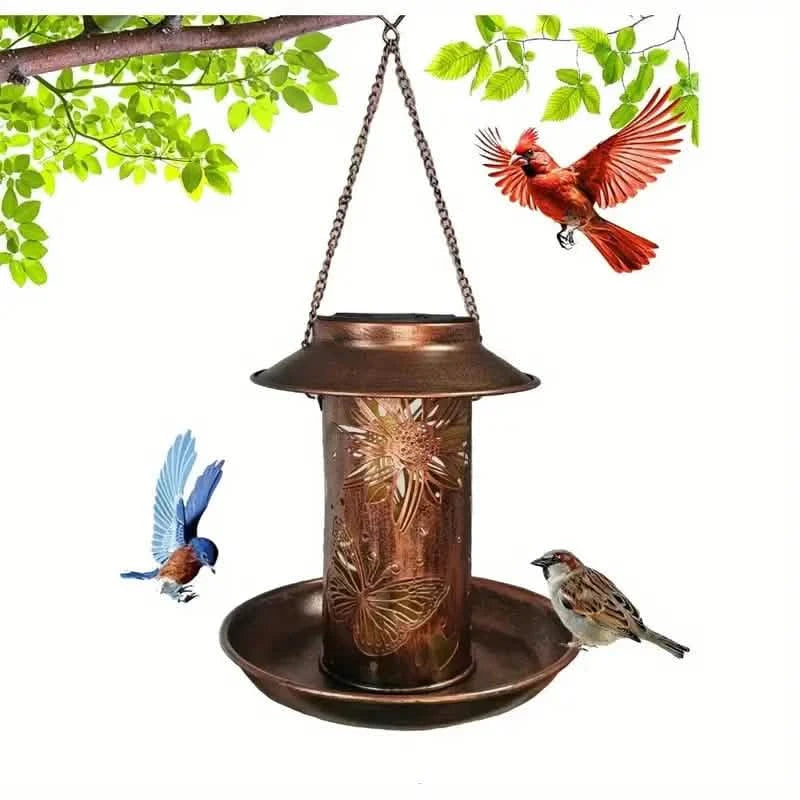 Feeder Exterior Solar Powered Lights Exterior Hanging Solar Powered Lights Pet Supplies - DailySale