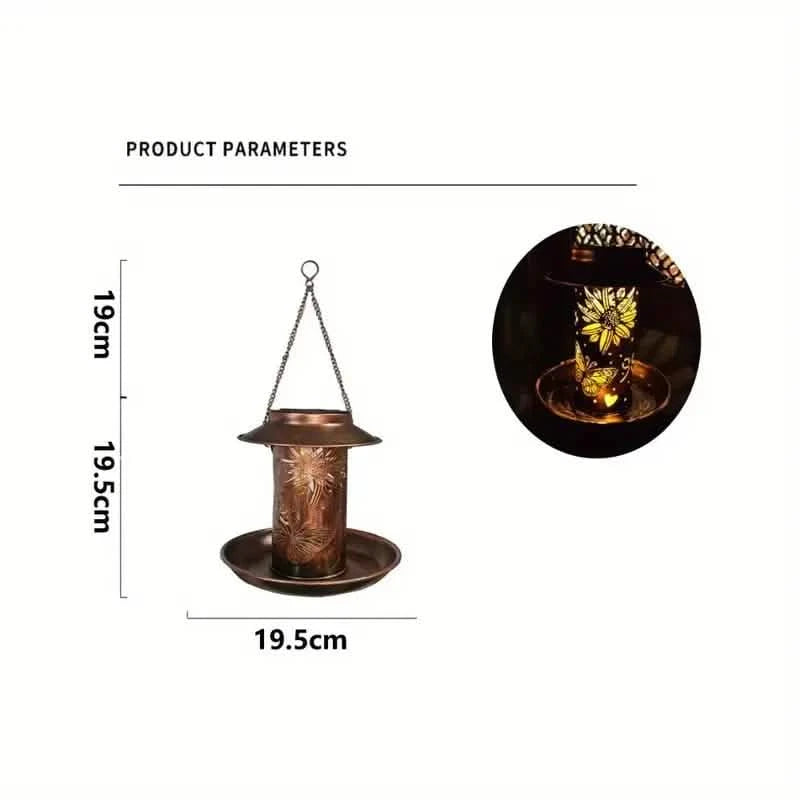 Feeder Exterior Solar Powered Lights Exterior Hanging Solar Powered Lights Pet Supplies - DailySale