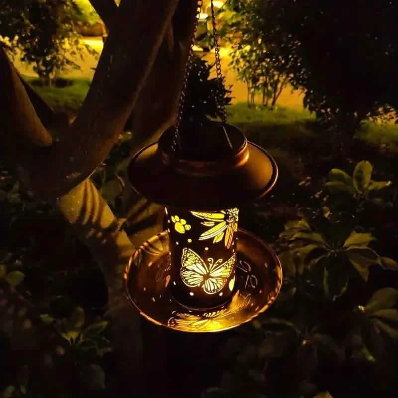 Feeder Exterior Solar Powered Lights Exterior Hanging Solar Powered Lights Pet Supplies - DailySale