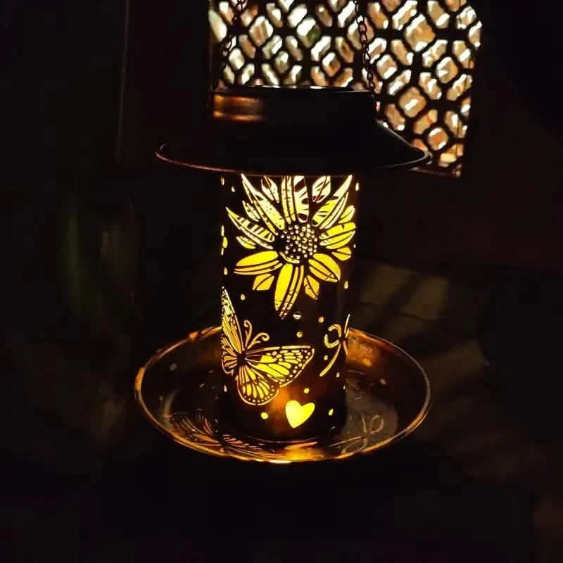 Feeder Exterior Solar Powered Lights Exterior Hanging Solar Powered Lights Pet Supplies - DailySale