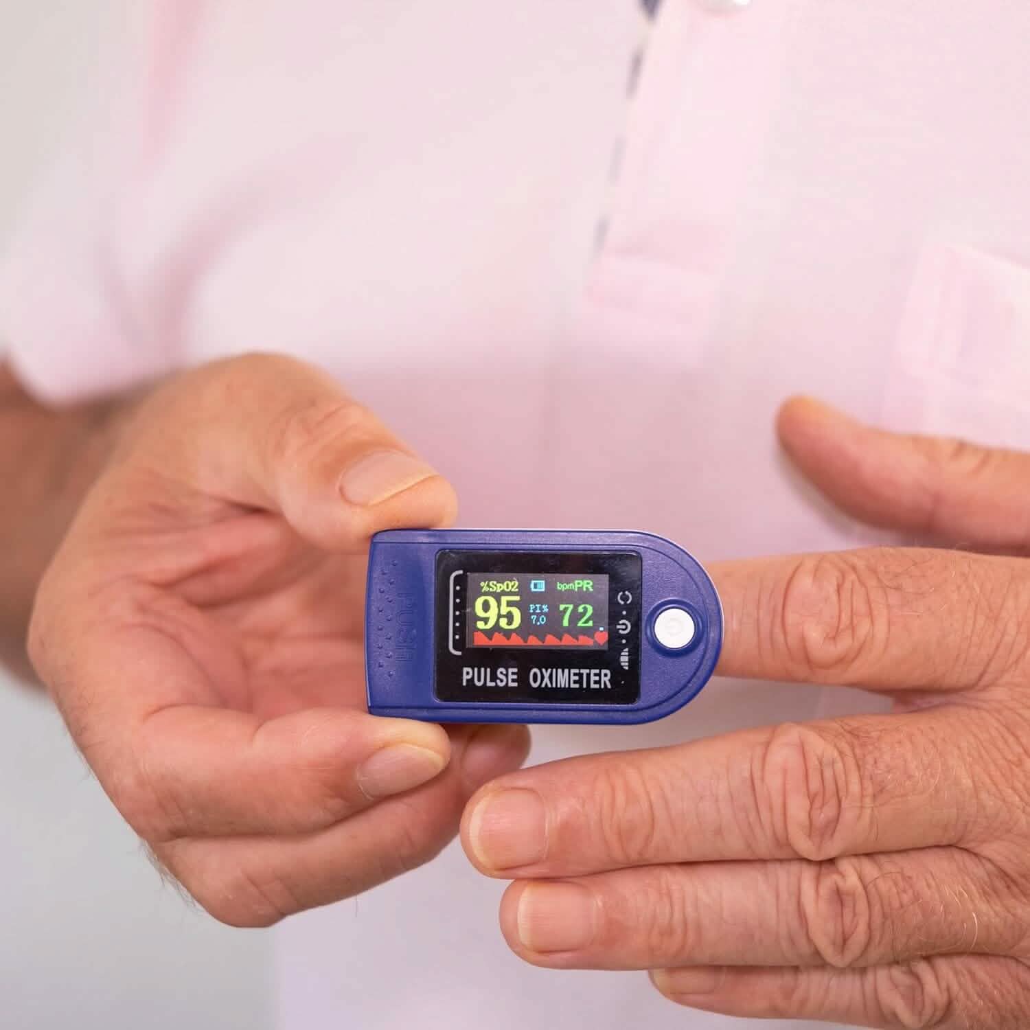 Finger Pulse Oximeter OLED Display Wellness - DailySale