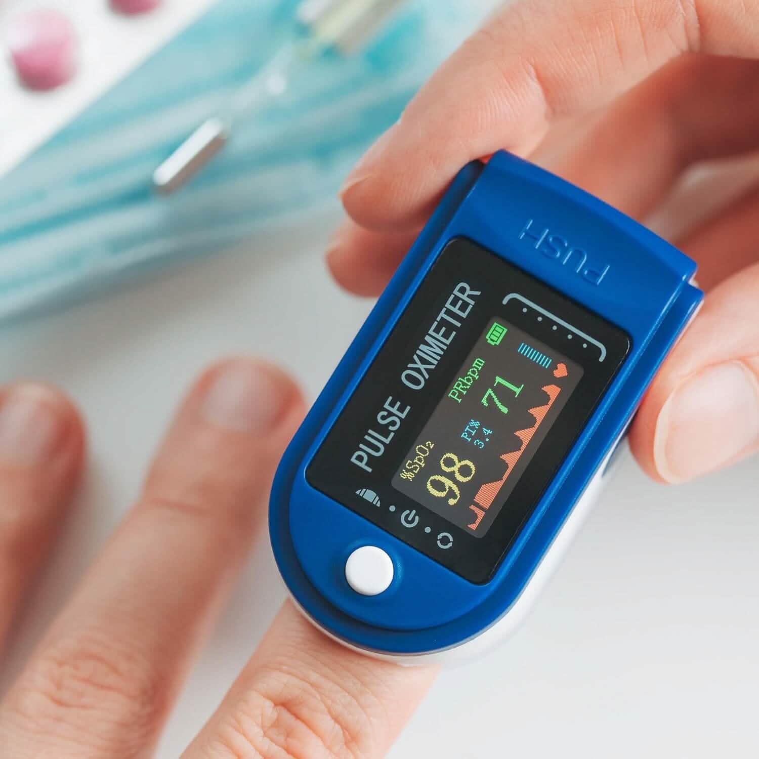 Finger Pulse Oximeter OLED Display Wellness - DailySale