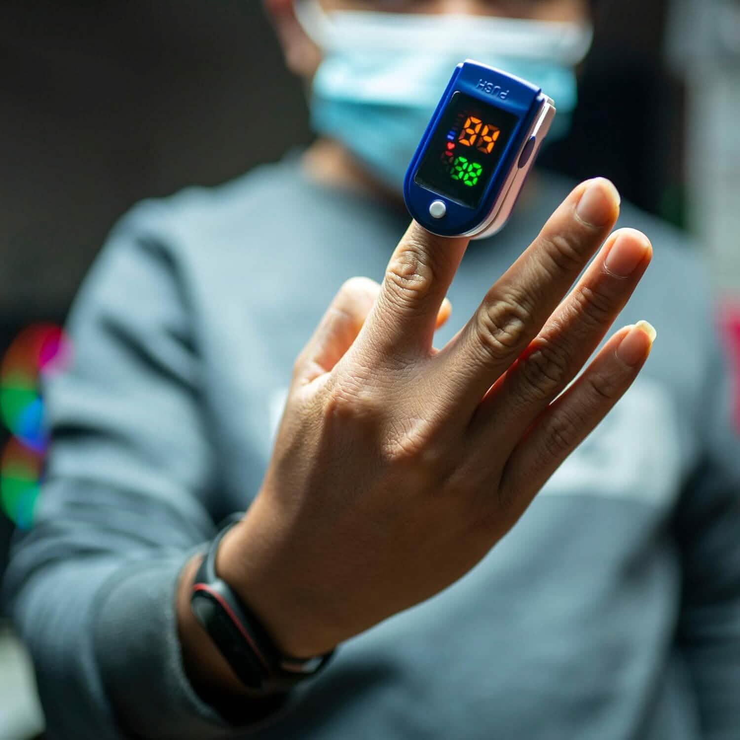 Finger Pulse Oximeter OLED Display Wellness - DailySale