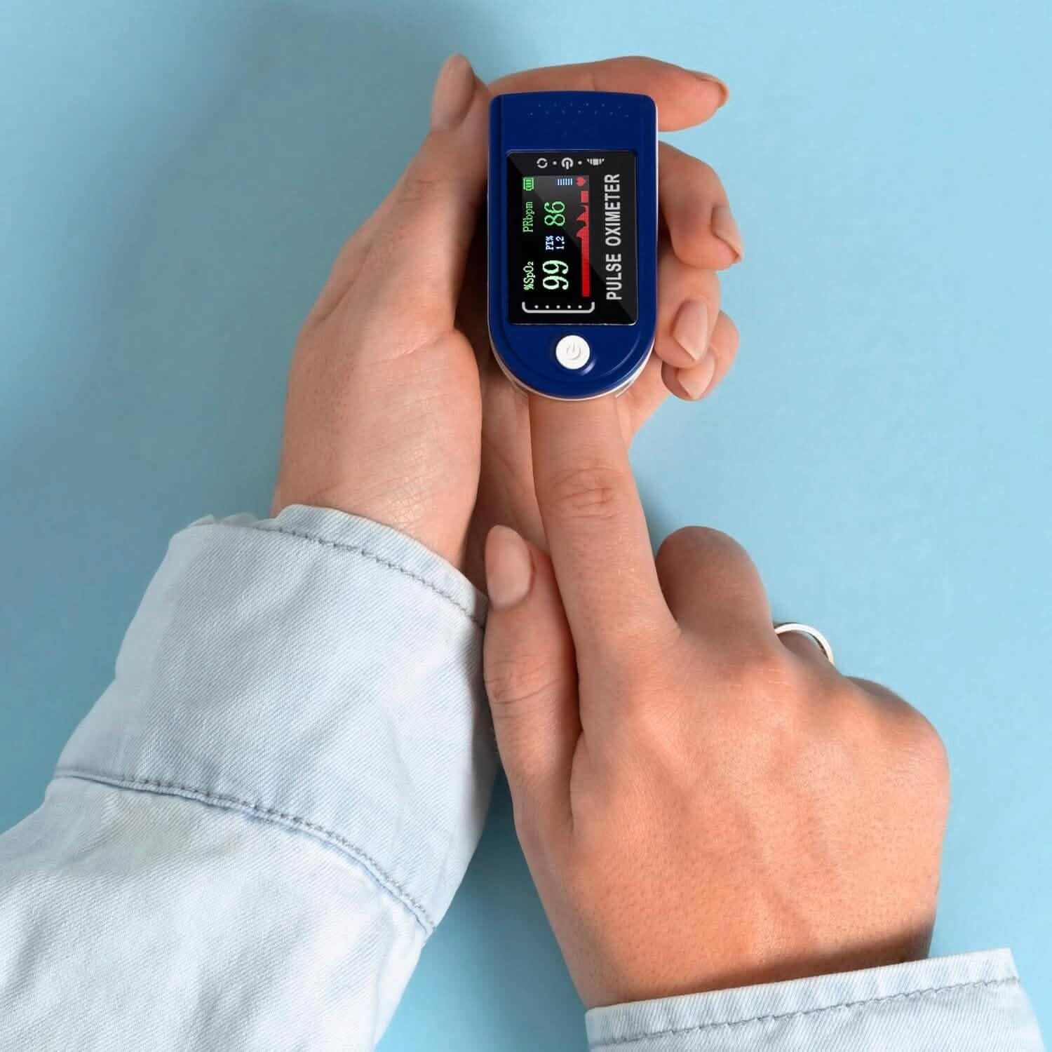 Finger Pulse Oximeter OLED Display Wellness - DailySale