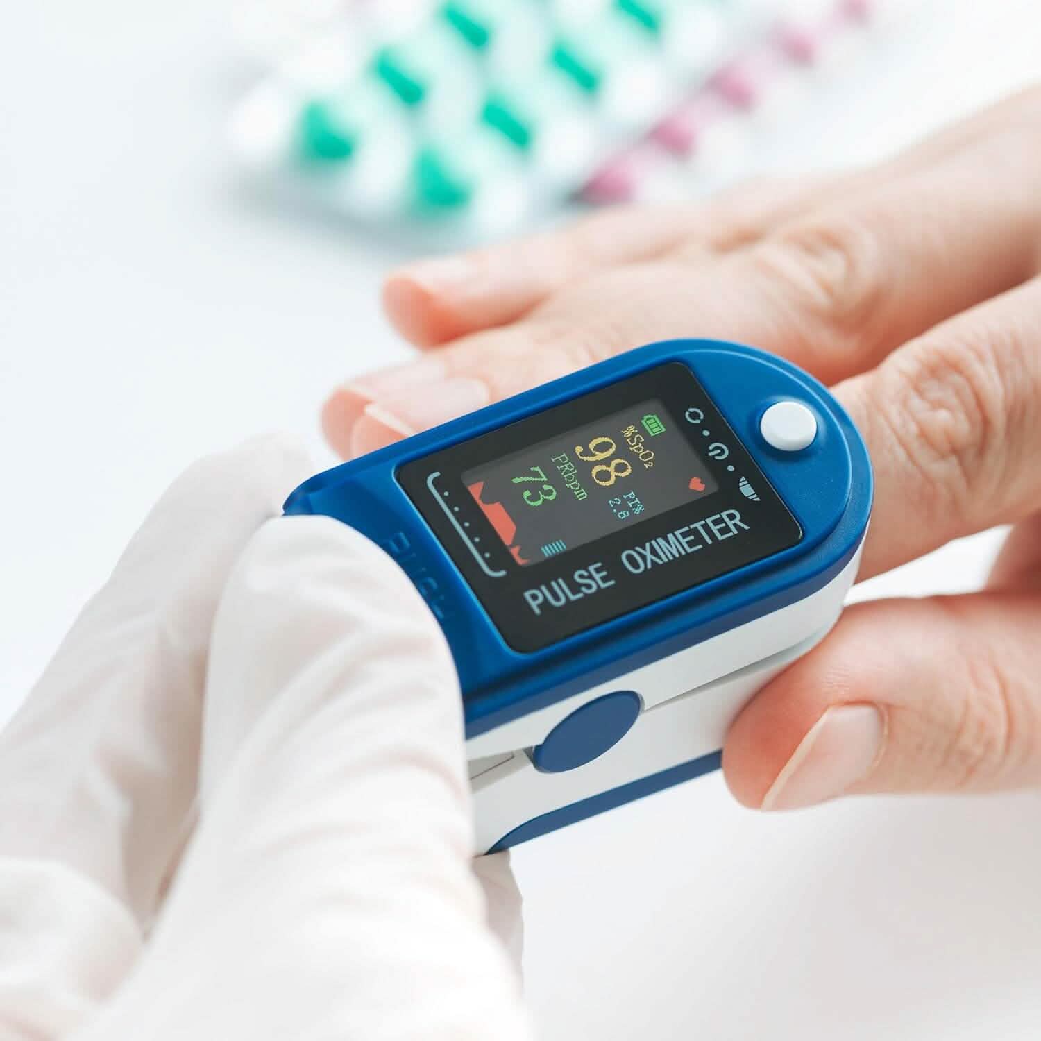 Finger Pulse Oximeter OLED Display Wellness - DailySale