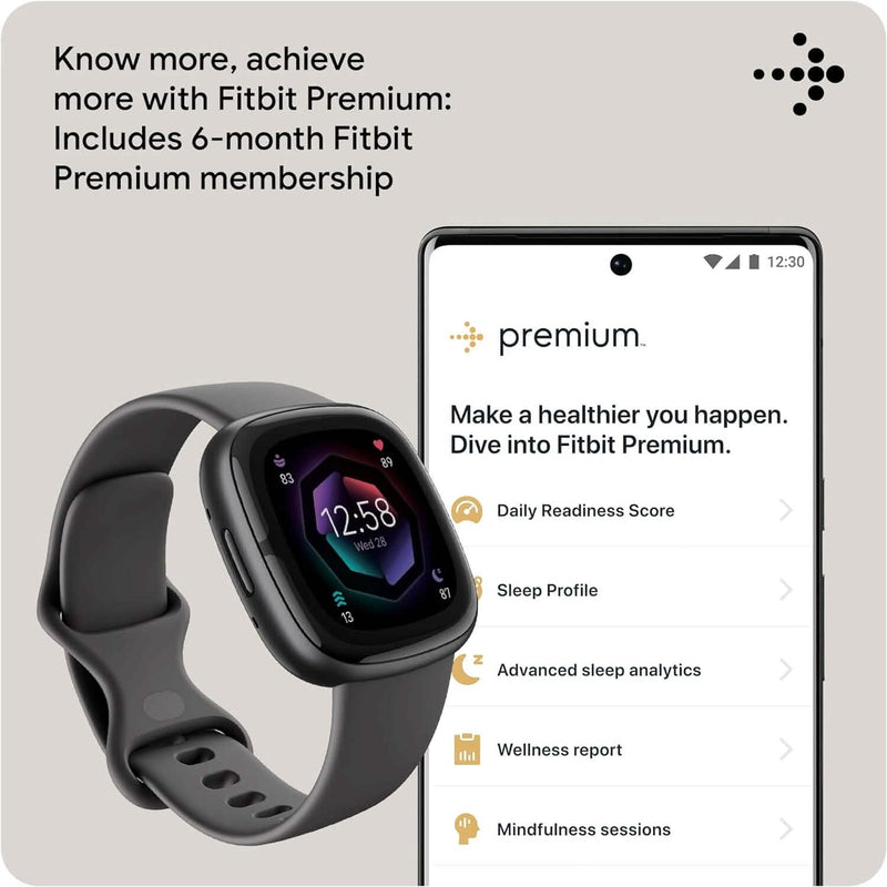Fitbit Sense 2 Advanced Health and Fitness Smartwatch (Refurbished) Smart Watches - DailySale