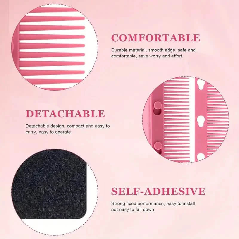 Flat Iron Comb, ABS Plastic Handle Hair Straightener Comb Attachment Beauty & Personal Care - DailySale