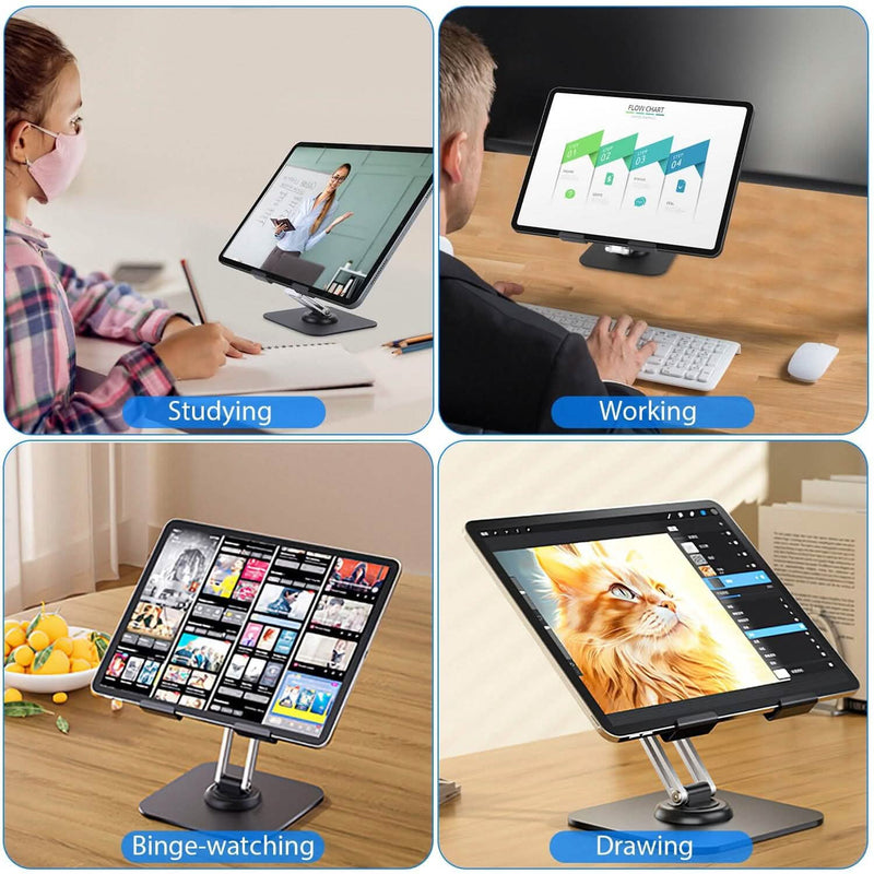 Foldable Adjustable iPad Tablet Stand Mobile Accessories - DailySale