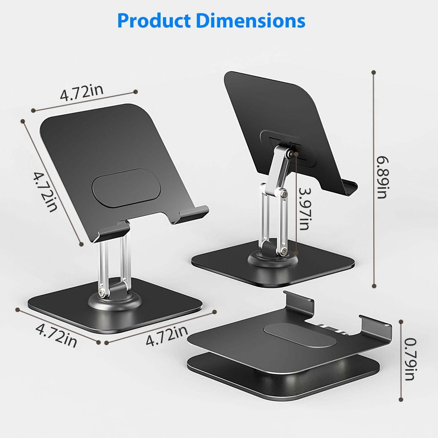 Foldable Adjustable iPad Tablet Stand Mobile Accessories - DailySale
