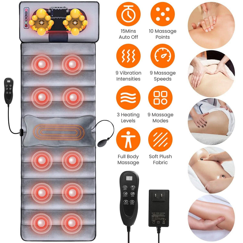 Full Body Electric Massage Mat Wellness - DailySale