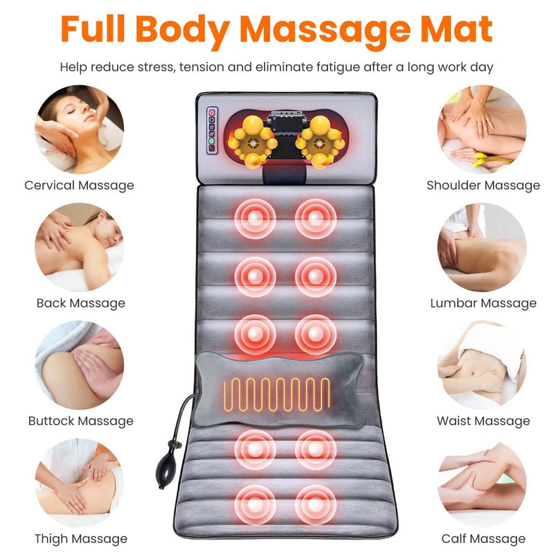 Full Body Electric Massage Mat Wellness - DailySale