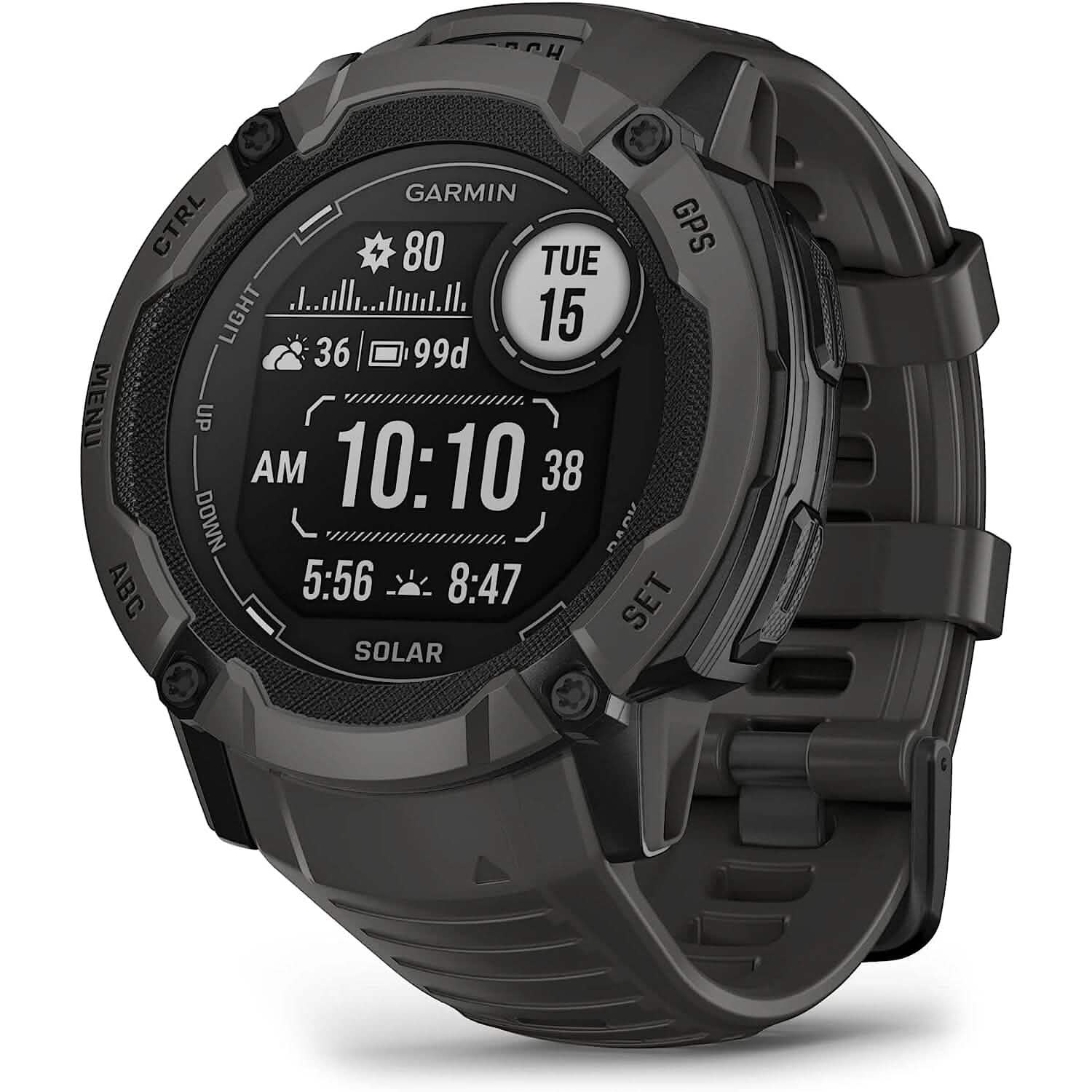 Garmin Instinct 2X Solar Rugged GPS Smartwatch Smart Watches - DailySale