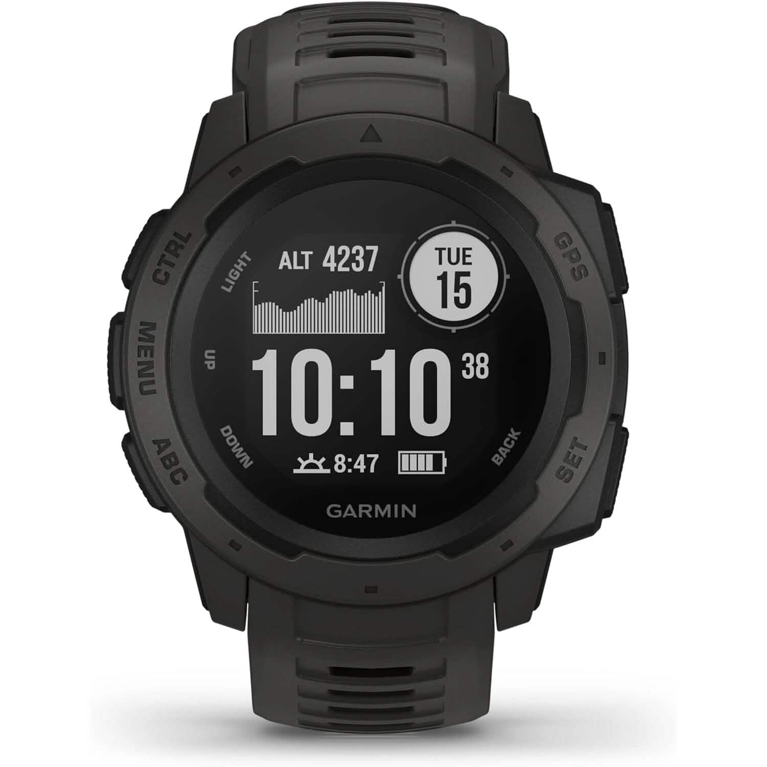 Garmin Instinct, Rugged Outdoor Watch with GPS Smart Watches - DailySale