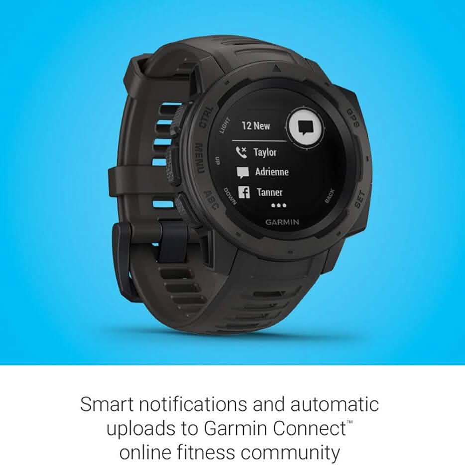 Garmin Instinct, Rugged Outdoor Watch with GPS Smart Watches - DailySale