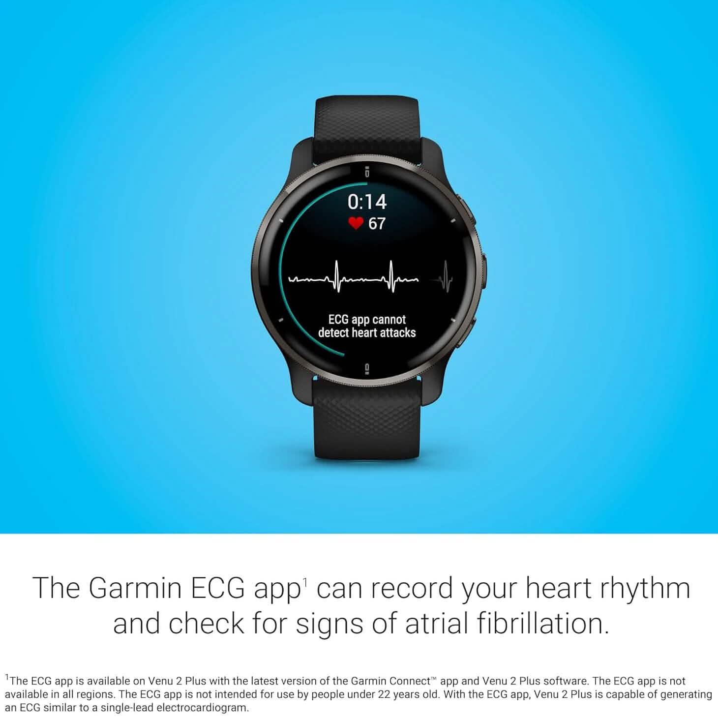 Garmin Venu 2 Plus GPS Smartwatch Smart Watches - DailySale