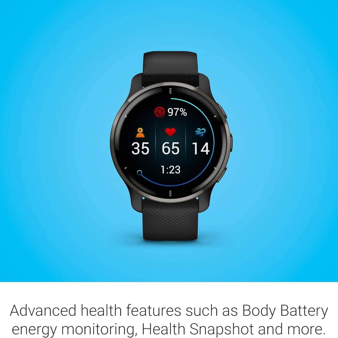 Garmin Venu 2 Plus GPS Smartwatch Smart Watches - DailySale