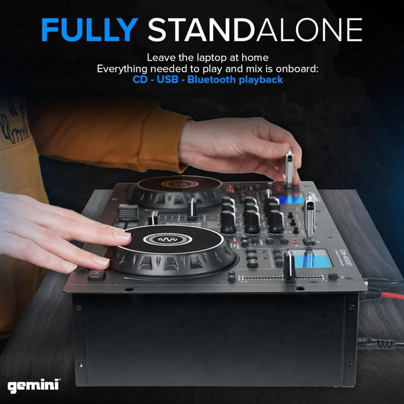 Gemini Sound CDM-4000BT DJ Mixer (Refurbished) Audio Accessories - DailySale