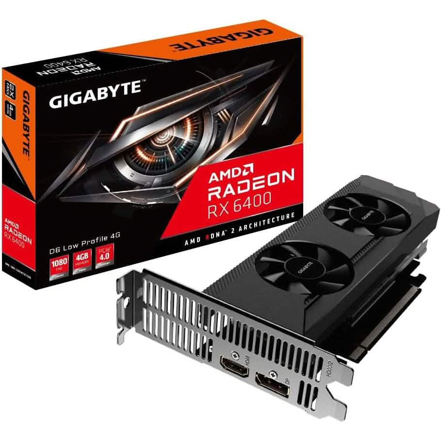 Gigabyte AMD Radeon RX 6400 Graphics Card 4GB 64-Bit (Refurbished) Computer Accessories - DailySale
