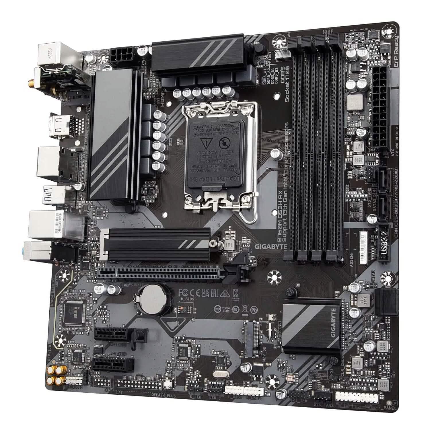 GIGABYTE B760M DS3H AX Motherboard Computer Accessories - DailySale