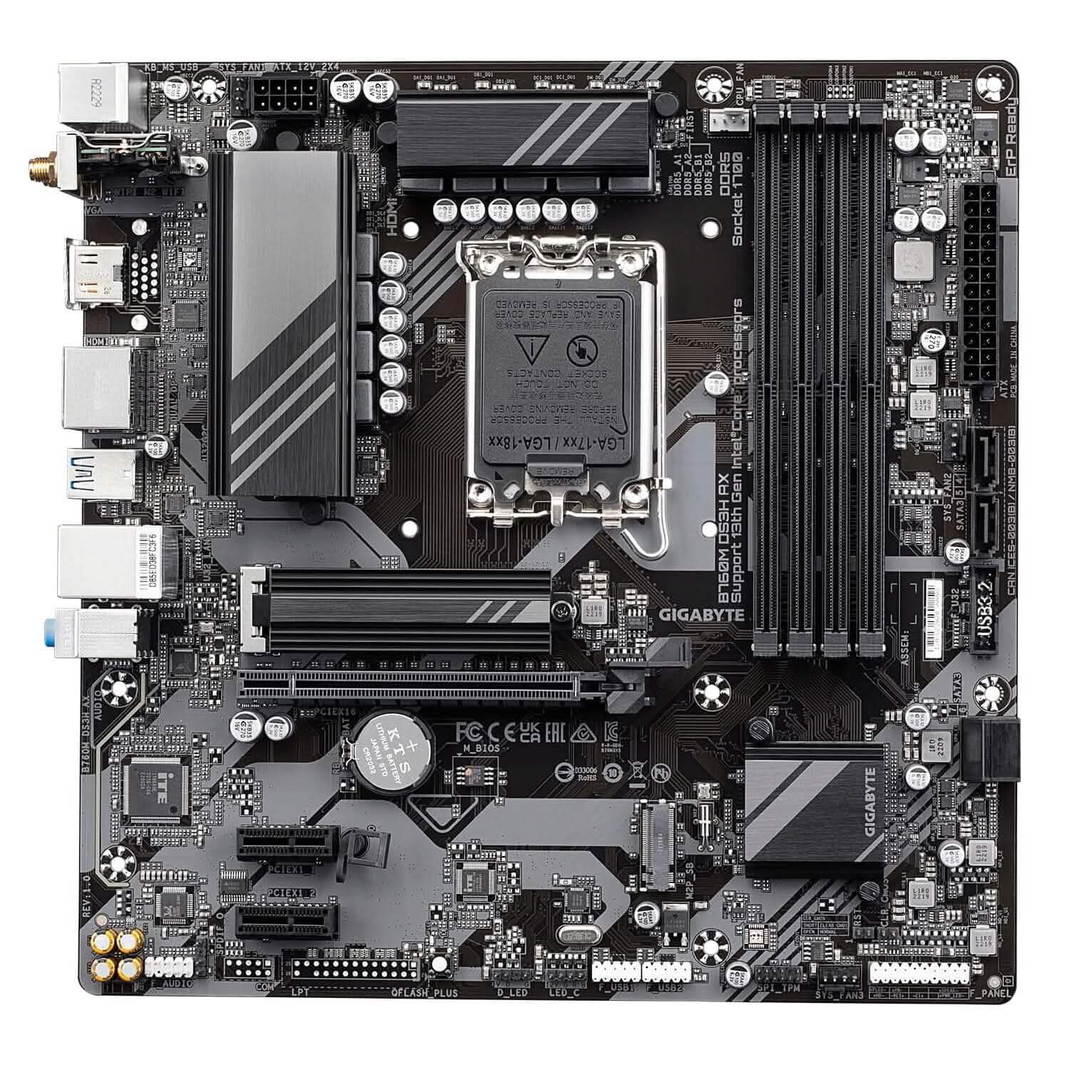 GIGABYTE B760M DS3H AX Motherboard Computer Accessories - DailySale