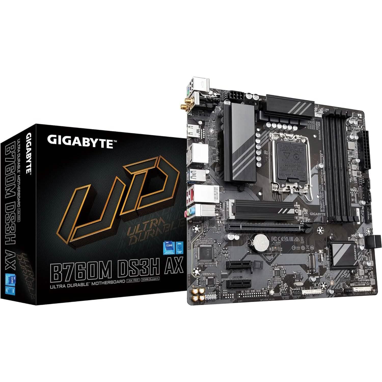 GIGABYTE B760M DS3H AX Motherboard Computer Accessories - DailySale