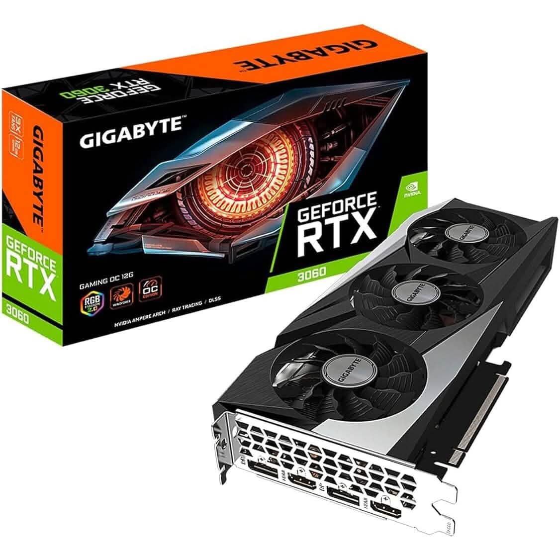 Gigabyte GeForce RTX 3060 Gaming OC 12G (REV2.0) Graphics Card (Refurbished) Computer Accessories - DailySale