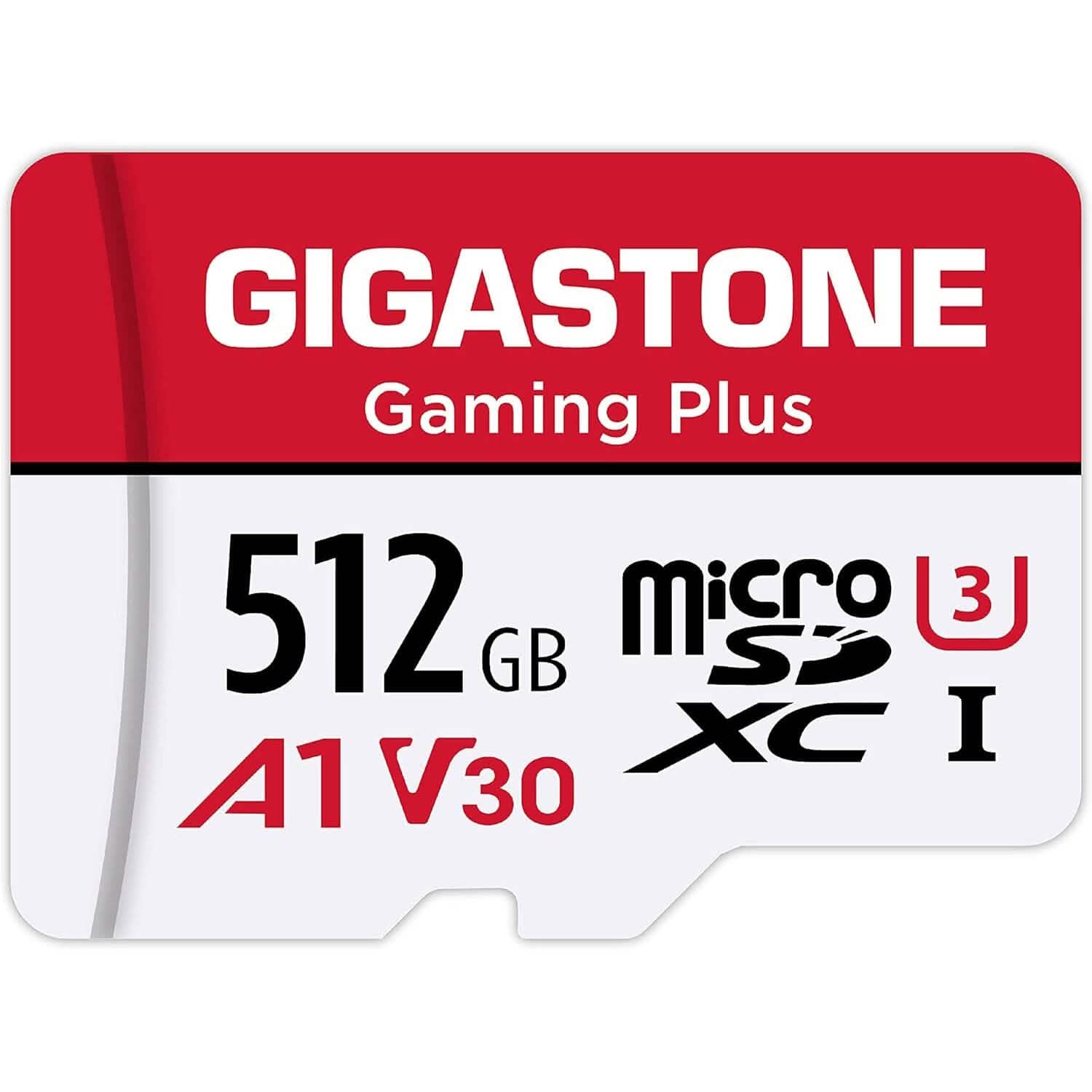 Gigastone 512GB MicroSDXC Memory Card with Adapter Video Games & Consoles - DailySale