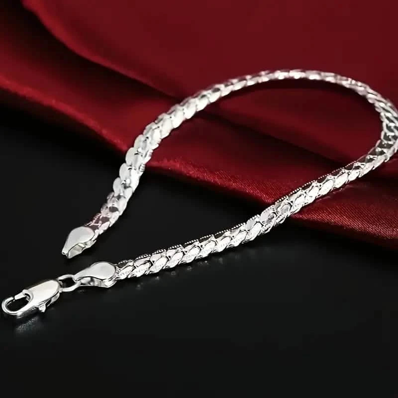 Gleaming Treasure Elegant 925 Sterling Silver Bracelet Bracelets - DailySale