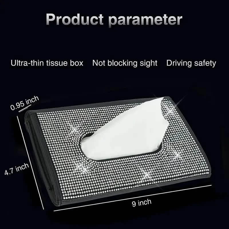 Glitter Sunscreen Tissue Box Automotive - DailySale