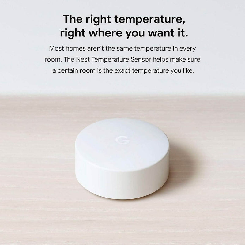 Google Nest Temperature Sensor (Refurbished) Household Appliances - DailySale