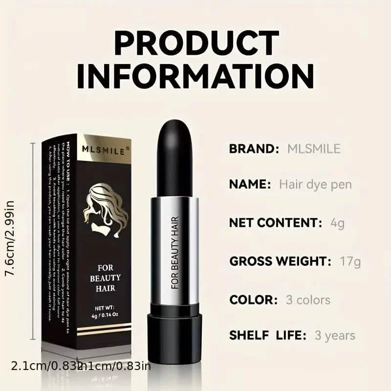 Hair Color Dye Stick, Long-lasting Coverage Of White Grey Hair Beauty & Personal Care - DailySale
