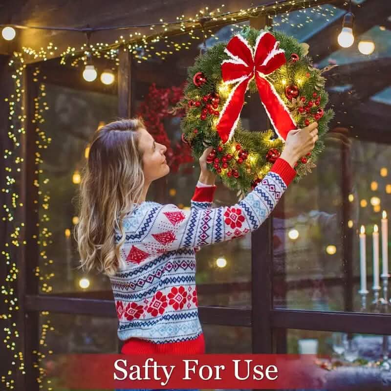 Handmade Christmas Wreath Decor Holiday Decor & Apparel - DailySale