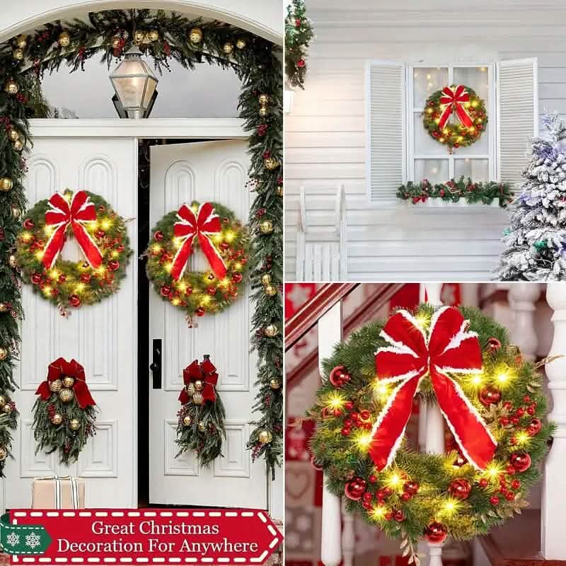 Handmade Christmas Wreath Decor Holiday Decor & Apparel - DailySale