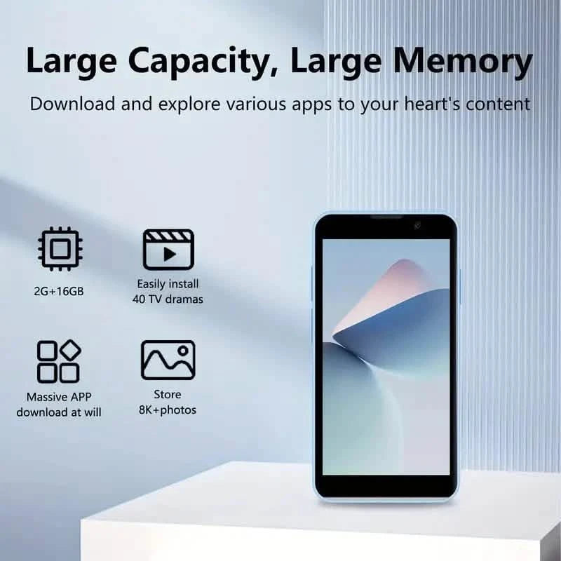 HD Mini Pocket-Sized Unlocked Smartphone for Android with WiFi, GPS, Touch Screen, and Dual SIM Slots Cell Phones - DailySale