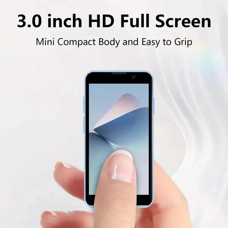 HD Mini Pocket-Sized Unlocked Smartphone for Android with WiFi, GPS, Touch Screen, and Dual SIM Slots Cell Phones - DailySale