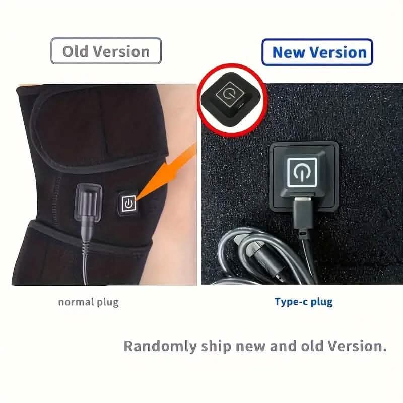 Heated Knee Pads with Massage Function Wellness - DailySale