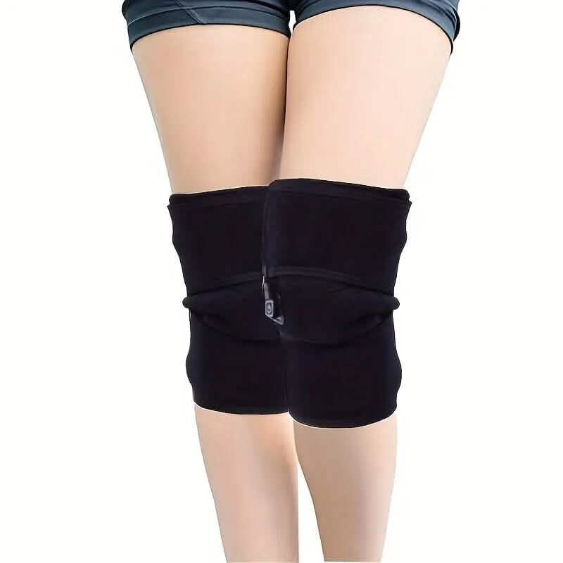 Heated Knee Pads with Massage Function Wellness - DailySale