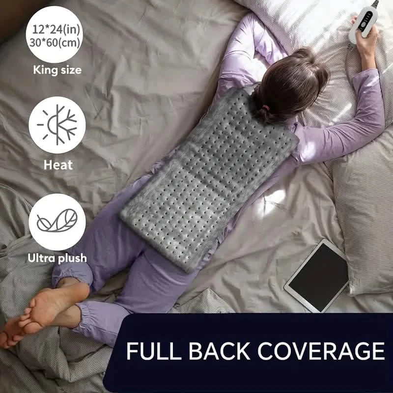 Heating Pad For Back - 4 Heat Levels Up To 150°F Wellness - DailySale