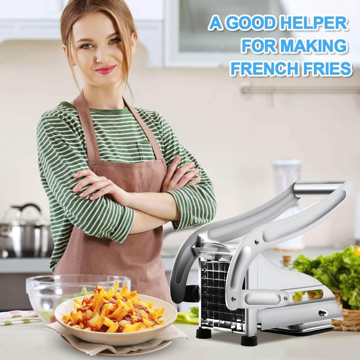 Heavy Duty Stainless Steel Potato Cutter Kitchen Tools & Gadgets - DailySale