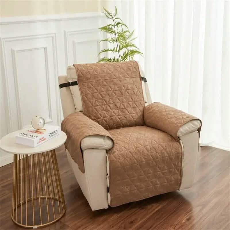 Hexagon Recliner Chair Soft Waterproof Protective Cover Furniture & Decor Camel - DailySale