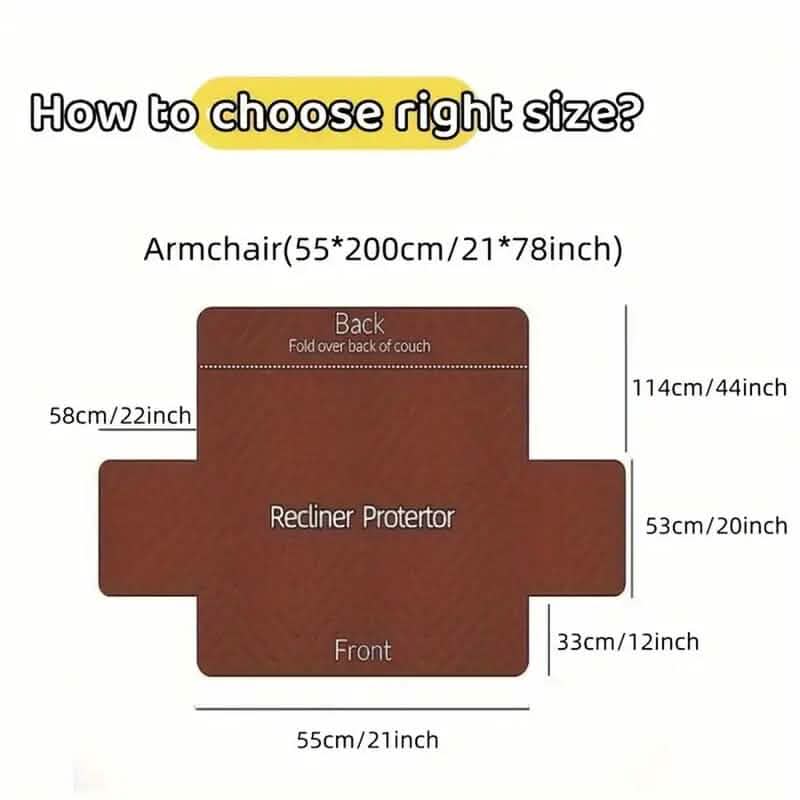 Hexagon Recliner Chair Soft Waterproof Protective Cover Furniture & Decor - DailySale