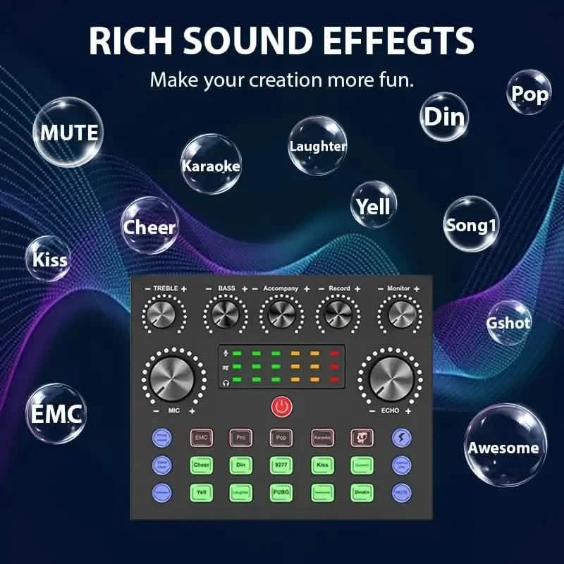 High-end Professional Podcast Equipment Kit and BM800 Condenser Microphone Audio Accessories - DailySale