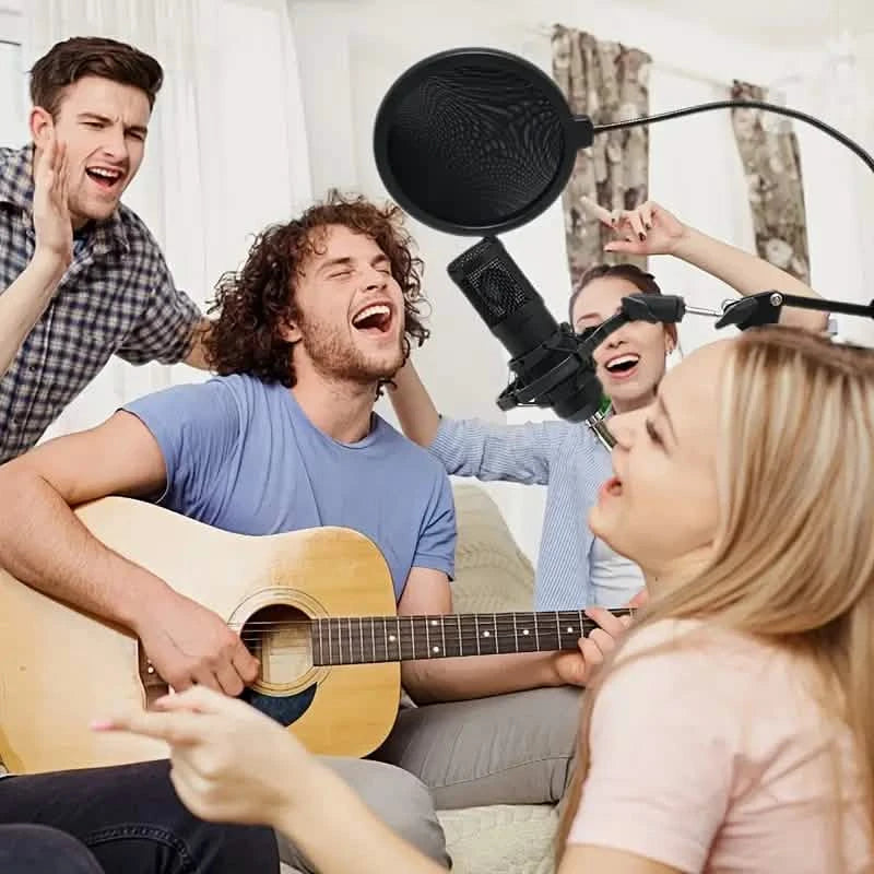 High-end Professional Podcast Equipment Kit and BM800 Condenser Microphone Audio Accessories - DailySale