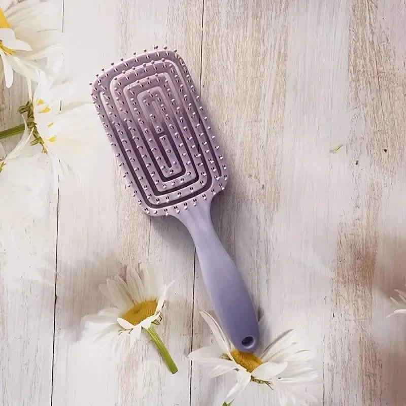Hollow Out Hair Comb Anti Static Detangling Hair Comb Fluffy Hair Styling Comb For All Hair Types Beauty & Personal Care - DailySale