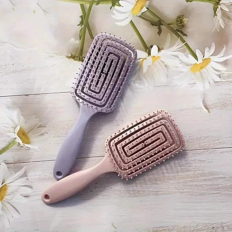 Hollow Out Hair Comb Anti Static Detangling Hair Comb Fluffy Hair Styling Comb For All Hair Types Beauty & Personal Care - DailySale