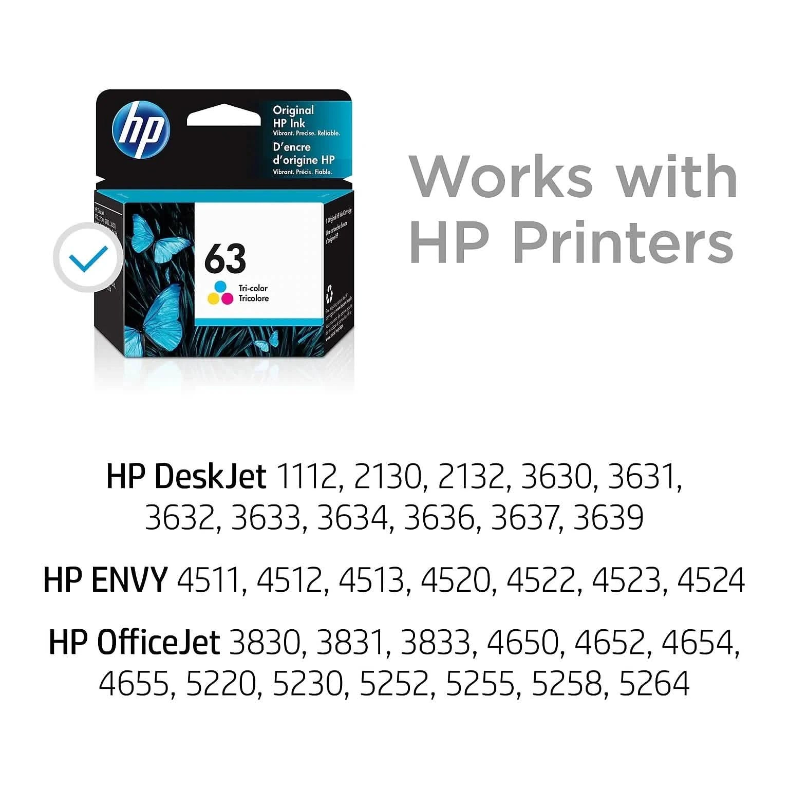HP 63 Original Ink Cartridge F6U61AN F6U62AN Computer Accessories - DailySale