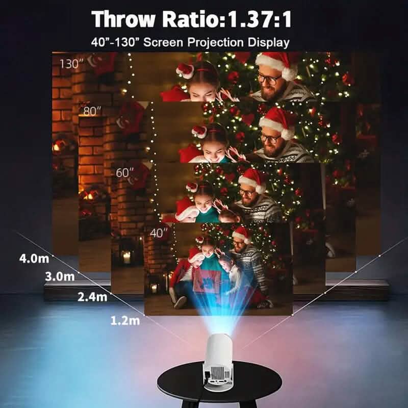 HY300 Pro Mini Portable Projector TV & Video - DailySale