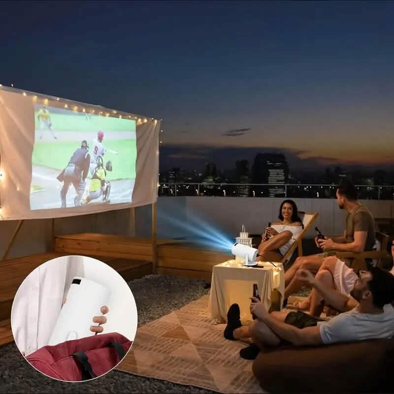 HY300 Pro Mini Portable Projector TV & Video - DailySale
